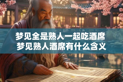 梦见全是熟人一起吃酒席 梦见熟人酒席有什么含义