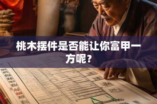 桃木摆件是否能让你富甲一方呢? 桃木摆件是否能让你富甲一方呢?