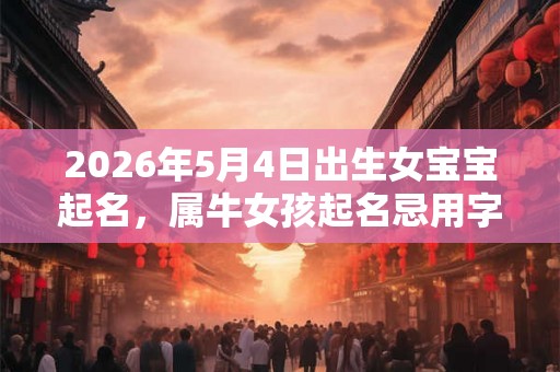 2026年5月4日出生女宝宝起名，属牛女孩起名忌用字一览！