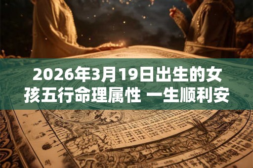 2026年3月19日出生的女孩五行命理属性 一生顺利安逸之命