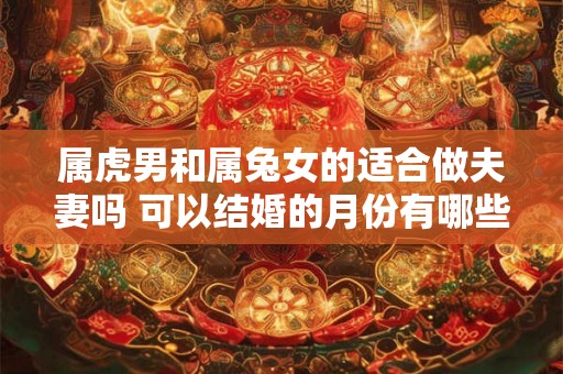 属虎男和属兔女的适合做夫妻吗 可以结婚的月份有哪些