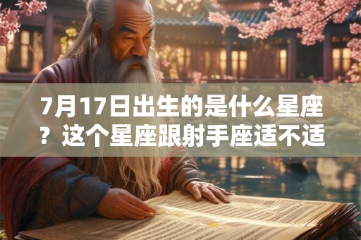 7月17日出生的是什么星座？这个星座跟射手座适不适合？