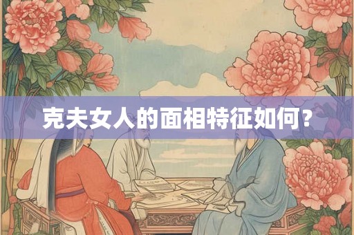 克夫女人的面相特征如何？