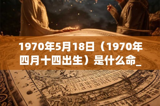 1970年5月18日（1970年四月十四出生）是什么命_命运如何