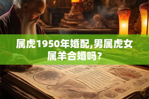 属虎1950年婚配,男属虎女属羊合婚吗? 属虎1950年婚配,男属虎女属羊合婚吗?