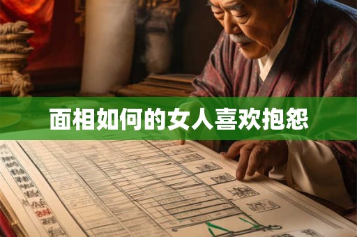 面相如何的女人喜欢抱怨
