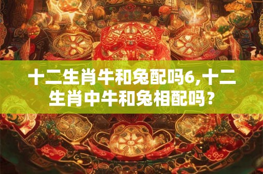 十二生肖牛和兔配吗6,十二生肖中牛和兔相配吗? 十二生肖牛和兔配吗6,十二生肖中牛和兔相配吗?