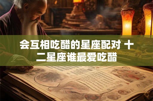 会互相吃醋的星座配对 十二星座谁最爱吃醋 会互相吃醋的星座配对 十二星座谁最爱吃醋