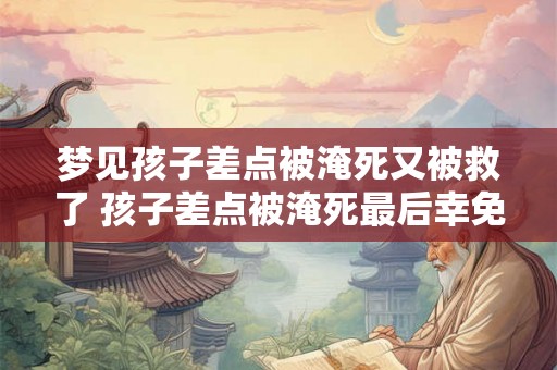 梦见孩子差点被淹死又被救了 孩子差点被淹死最后幸免于难 梦见孩子差点被淹死又被救了 孩子差点被淹死最后幸免于难