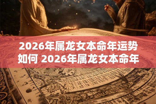 2026年属龙女本命年运势如何 2026年属龙女本命年运势好吗 2026年属龙女本命年运势如何 2026年属龙女本命年运势好吗