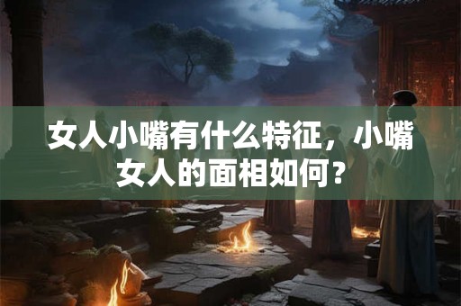 女人小嘴有什么特征，小嘴女人的面相如何？