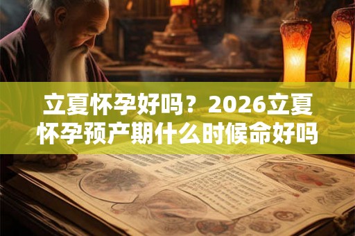 立夏怀孕好吗？2026立夏怀孕预产期什么时候命好吗？