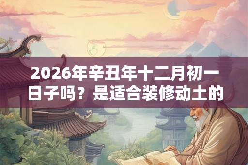 2026年辛丑年十二月初一日子吗?是适合装修动土的吉日吗? 2026年辛丑年十二月初一日子吗?是适合装修动土的吉日吗?