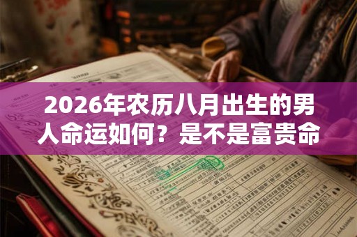 2026年农历八月出生的男人命运如何?是不是富贵命呢? 2026年农历八月出生的男人命运如何?是不是富贵命呢?