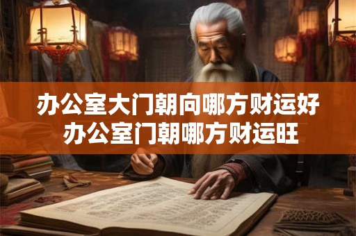办公室大门朝向哪方财运好 办公室门朝哪方财运旺