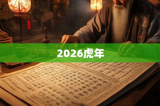 2026虎年