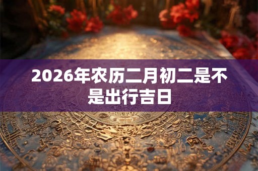 2026年农历二月初二是不是出行吉日 2026年农历二月初二是不是出行吉日