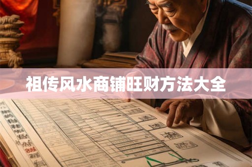 祖传风水商铺旺财方法大全