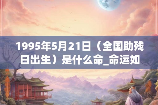1995年5月21日(全国助残日出生)是什么命_命运如何 1995年5月21日(全国助残日出生)是什么命_命运如何
