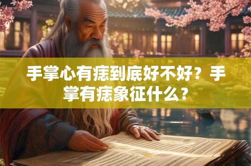 手掌心有痣到底好不好？手掌有痣象征什么？