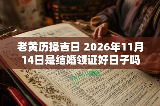 老黄历择吉日 2026年11月14日是结婚领证好日子吗