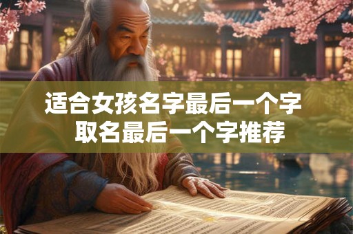 适合女孩名字最后一个字  取名最后一个字推荐