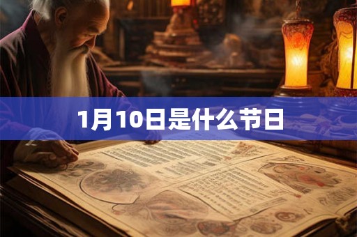 1月10日是什么节日