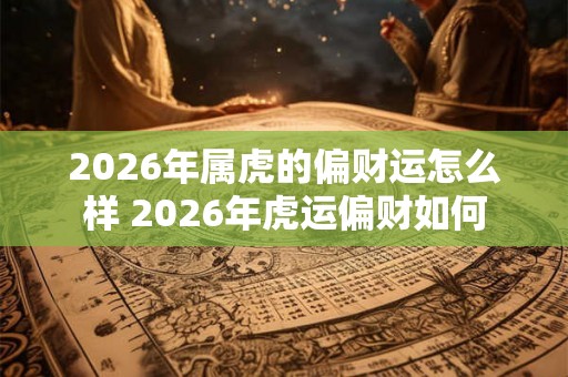 2026年属虎的偏财运怎么样 2026年虎运偏财如何 2026年属虎的偏财运怎么样 2026年虎运偏财如何