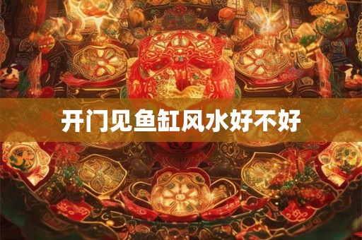 开门见鱼缸风水好不好