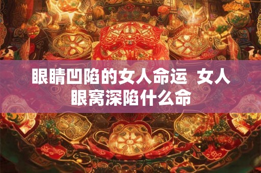 眼睛凹陷的女人命运 女人眼窝深陷什么命 眼睛凹陷的女人命运 女人眼窝深陷什么命