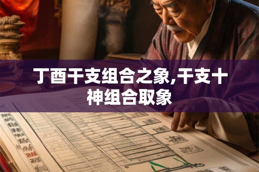 丁酉干支组合之象,干支十神组合取象