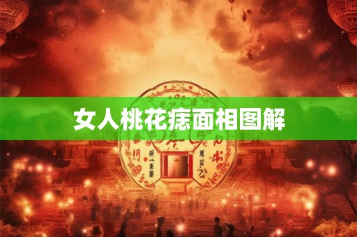 女人桃花痣面相图解