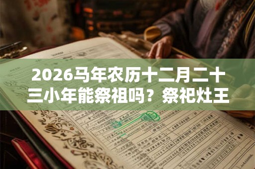 2026马年农历十二月二十三小年能祭祖吗？祭祀灶王爷的食物