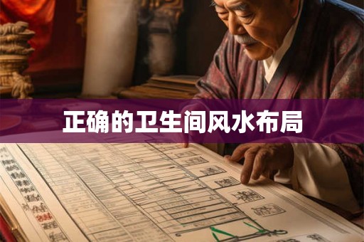 正确的卫生间风水布局 正确的卫生间风水布局
