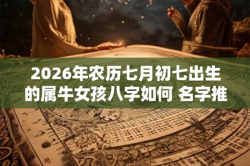 2026年农历七月初七出生的属牛女孩八字如何 名字推荐