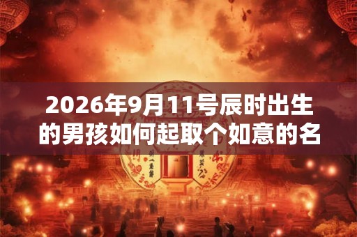 2026年9月11号辰时出生的男孩如何起取个如意的名字和五行属性 2026年9月11号辰时出生的男孩如何起取个如意的名字和五行属性