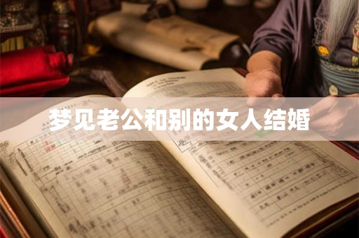 梦见老公和别的女人结婚