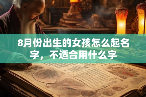 8月份出生的女孩怎么起名字，不适合用什么字