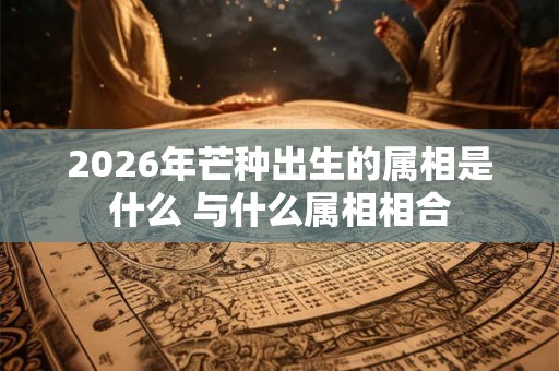 2026年芒种出生的属相是什么 与什么属相相合