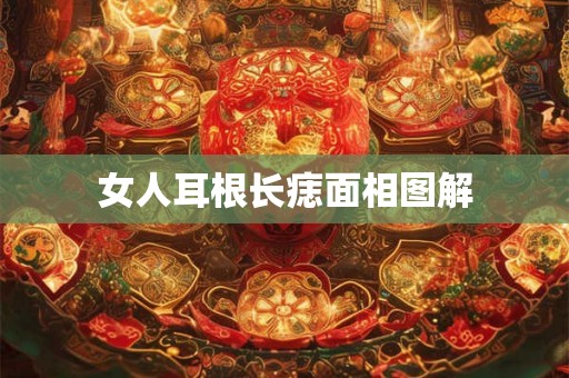 女人耳根长痣面相图解