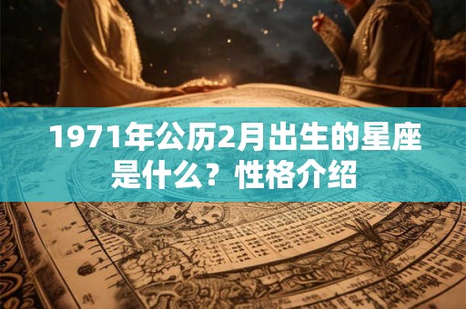 1971年公历2月出生的星座是什么?性格介绍 1971年公历2月出生的星座是什么?性格介绍
