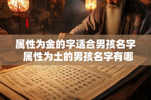 属性为金的字适合男孩名字  属性为土的男孩名字有哪些