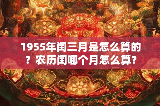 1955年闰三月是怎么算的？农历闰哪个月怎么算？