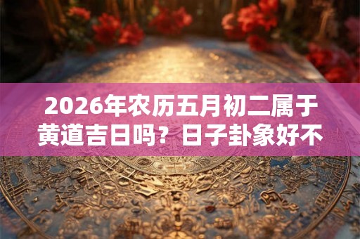 2026年农历五月初二属于黄道吉日吗？日子卦象好不好？