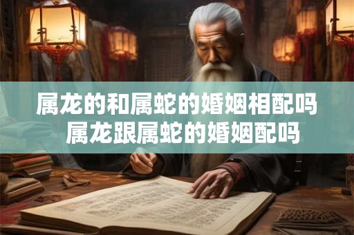 属龙的和属蛇的婚姻相配吗  属龙跟属蛇的婚姻配吗
