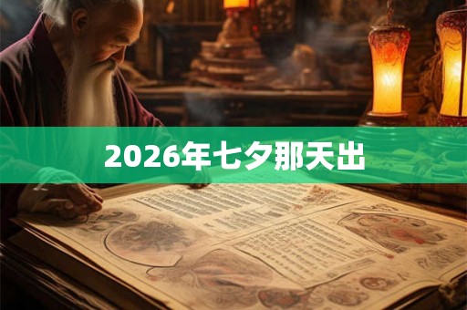 2026年七夕那天出