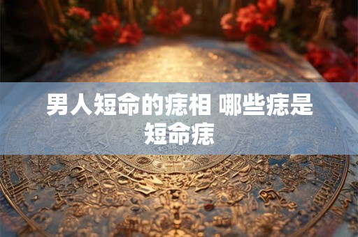 男人短命的痣相 哪些痣是短命痣