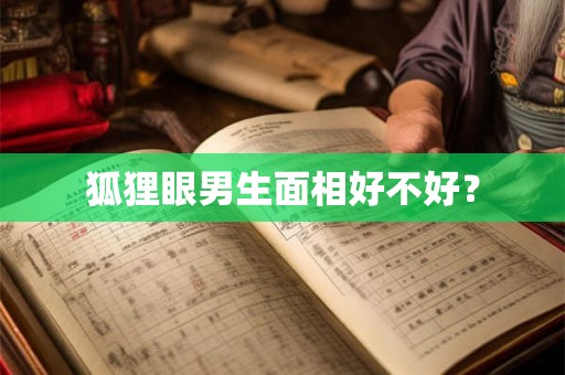 狐狸眼男生面相好不好? 狐狸眼男生面相好不好?