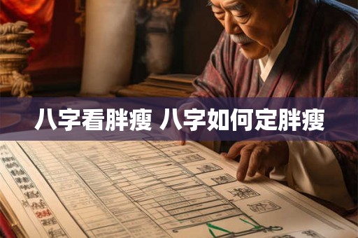 八字看胖瘦 八字如何定胖瘦