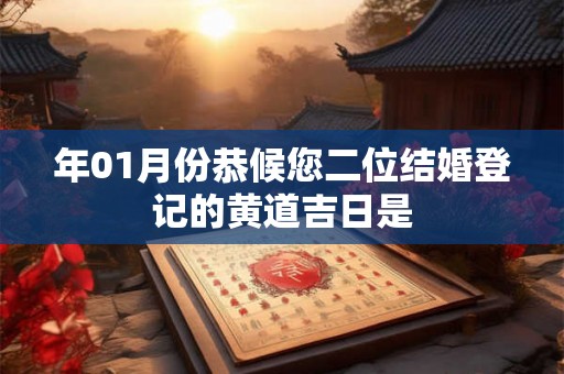 年01月份恭候您二位结婚登记的黄道吉日是